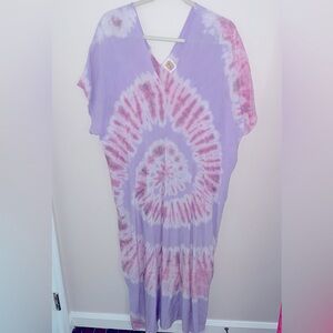 Boho Sundog Tye-die Shirt Dress